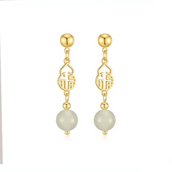 STK1462 福韻雅緻耳環 耳針/無耳洞黏貼式耳環