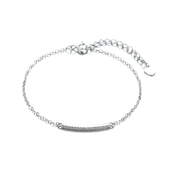 纖細光影手鍊[純銀]