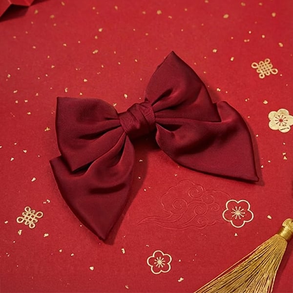 靜謐蝴蝶結彈簧夾